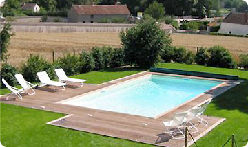 PISCINE PLAGES EN BOIS - ORLEANS 45